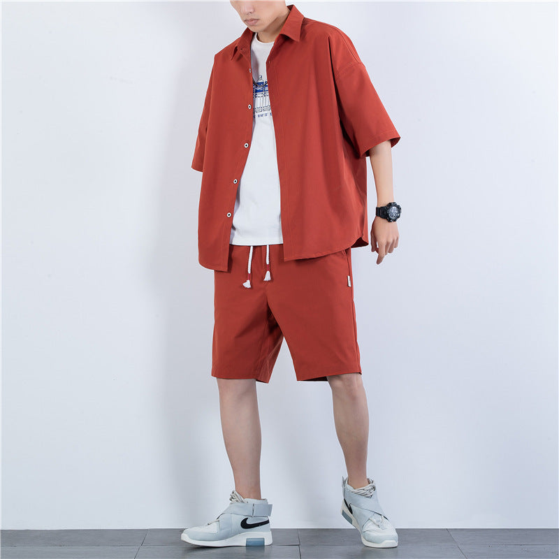Summer Casual Korean Fashion Suit with Shorts