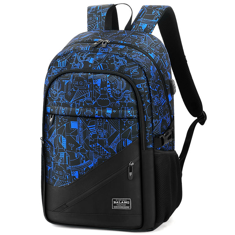 Student's Multi-Compartment Backpack