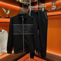 Men’s Standing Collar Casual Tracksuit