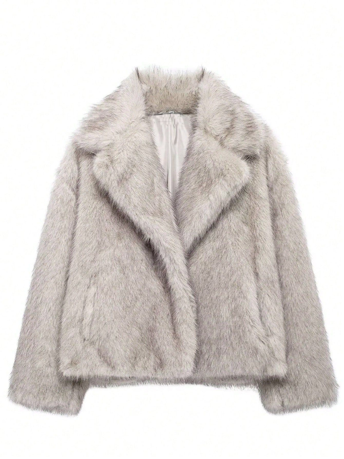 Women's Plush Faux Fur Jacket