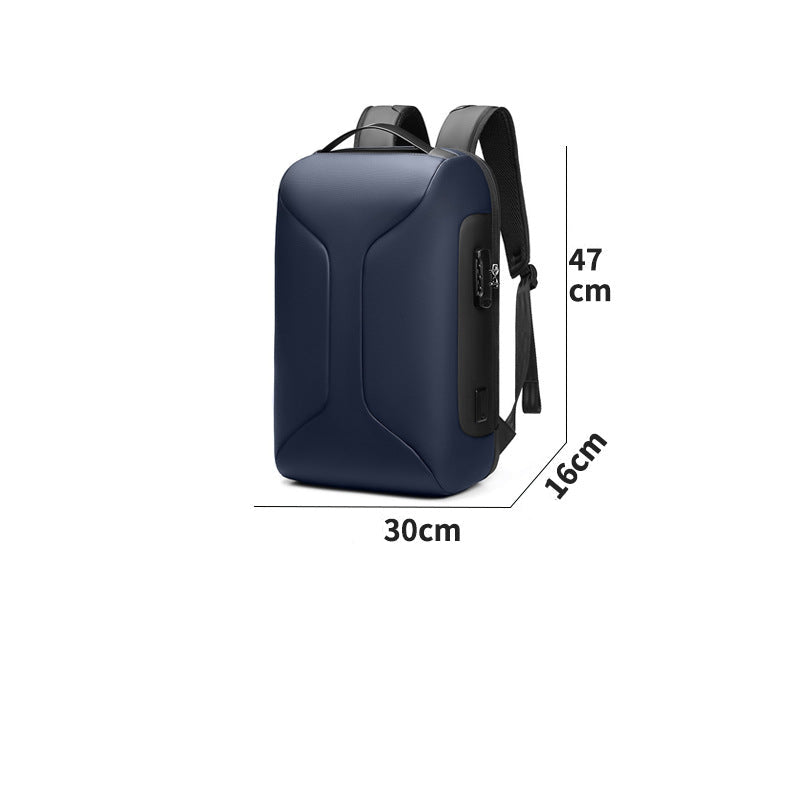 Sleek Tech Shell Backpack