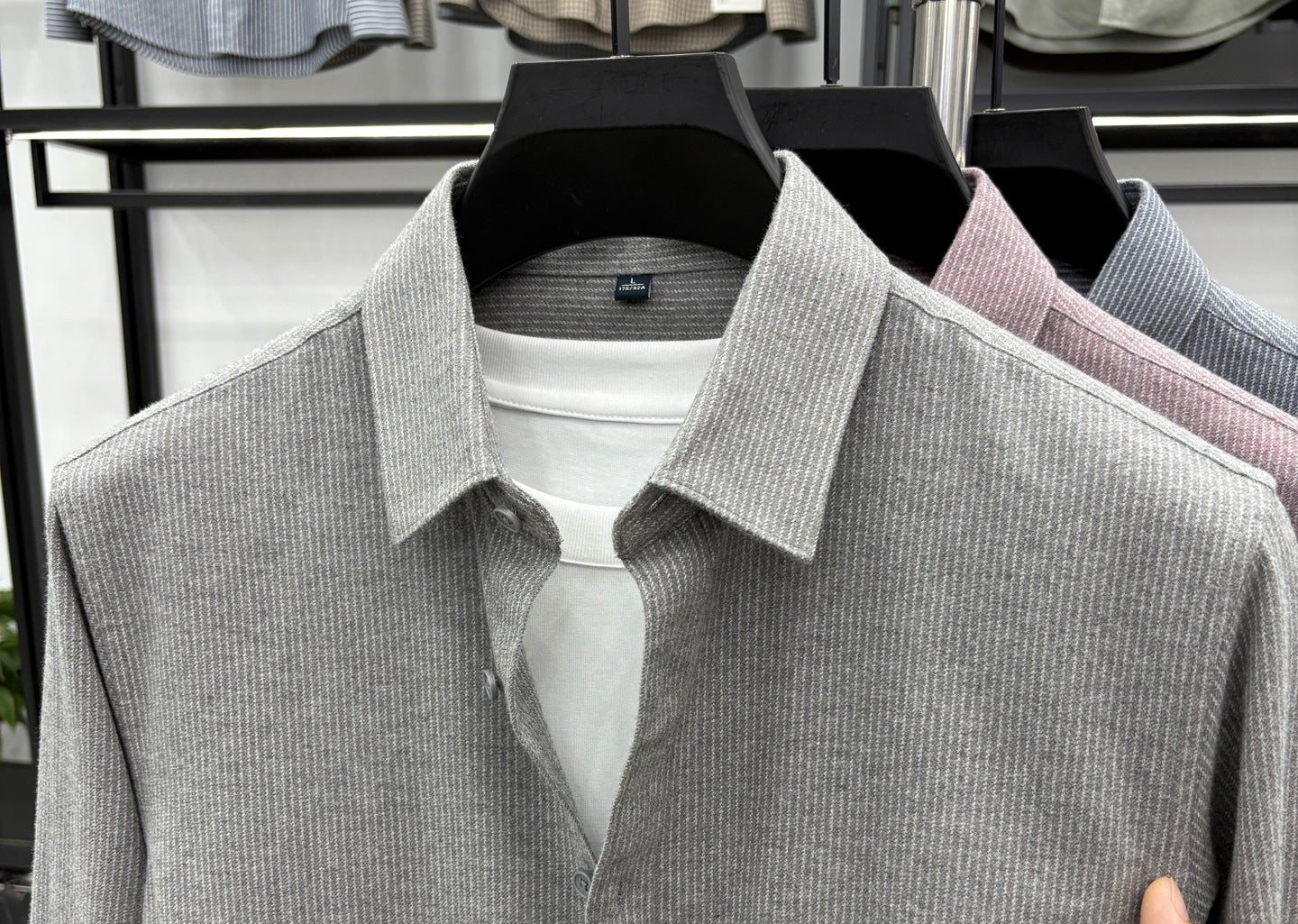 Premium Wool-Blend Brushed Twill Shirt