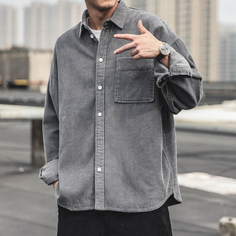 Oversize Corduroy Shirt Jacket