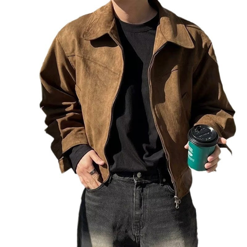 Vintage Suede-Look Jacket