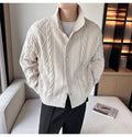 Cable-Knit Cardigan Sweater