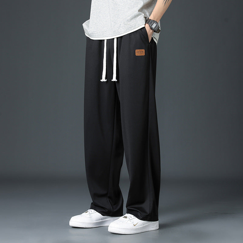 Relaxed Fit Wide-Leg Pants