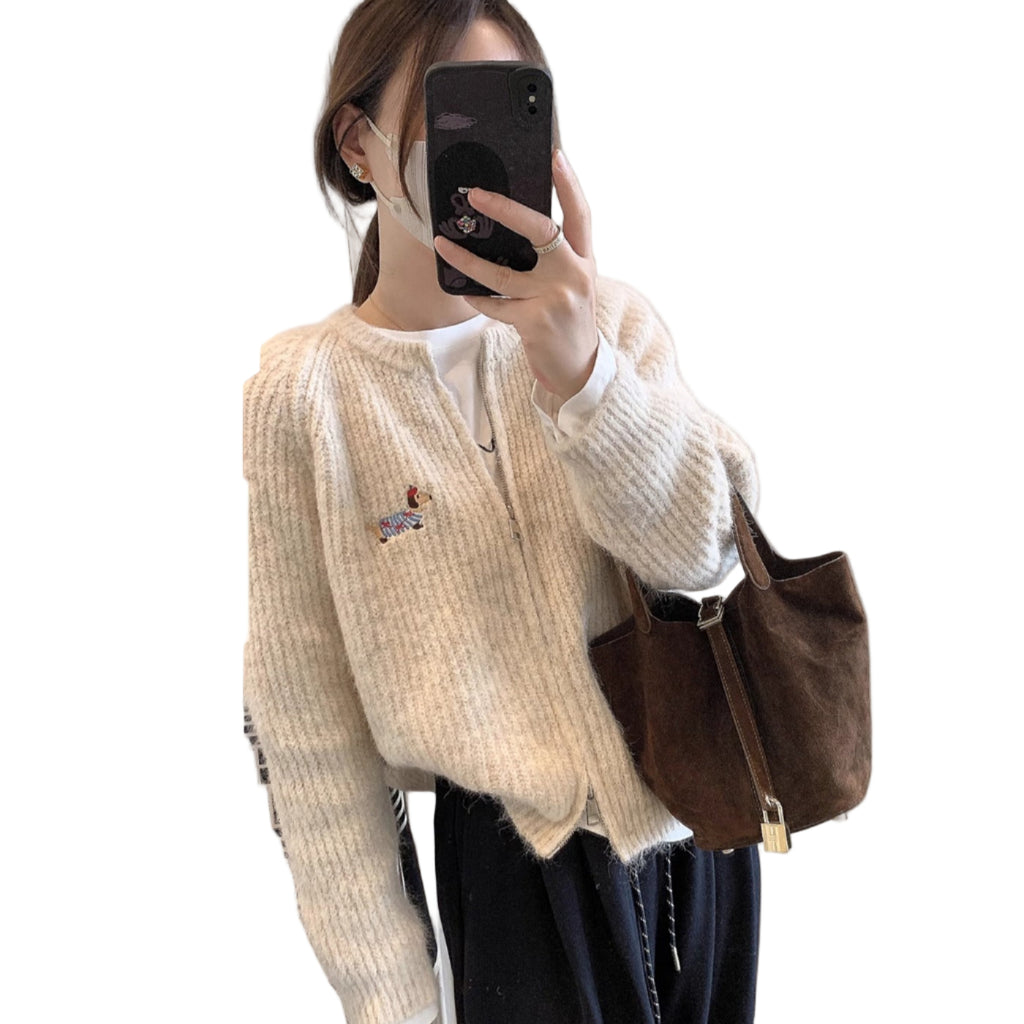 Knitted Cardigan Sweater