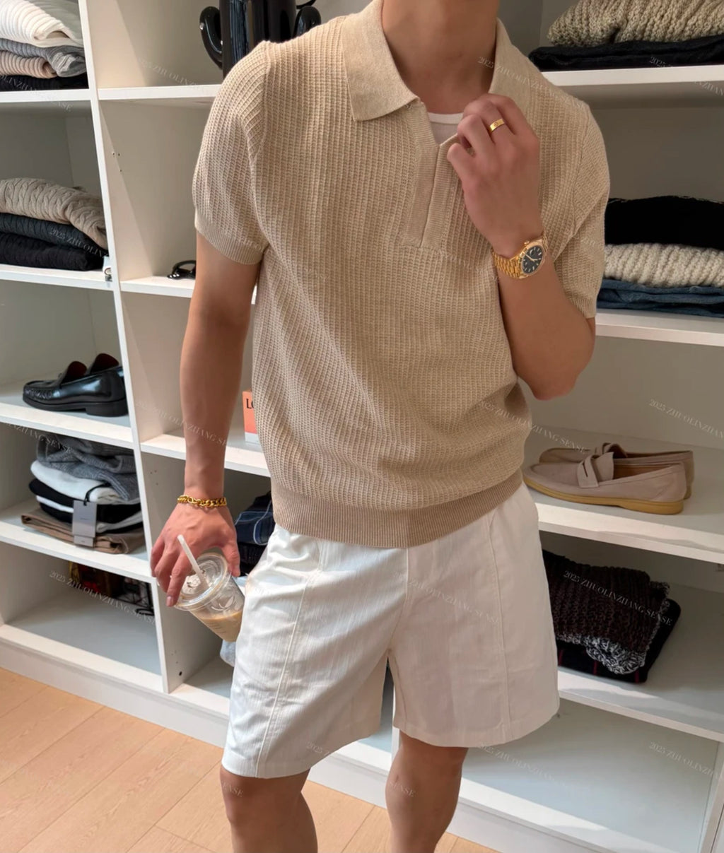 Old money Knitted Polo