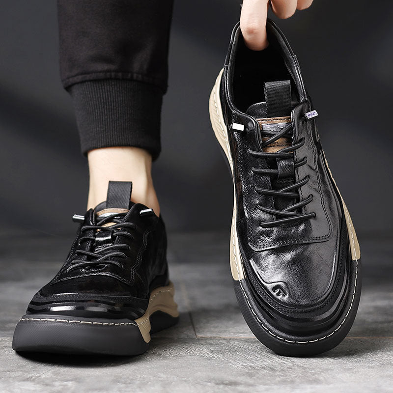 Men's Casual Leather Sneakers