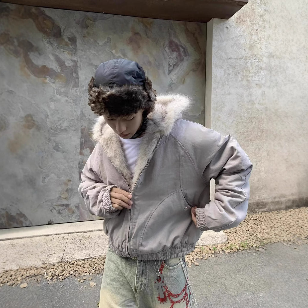 American retro collar jacket