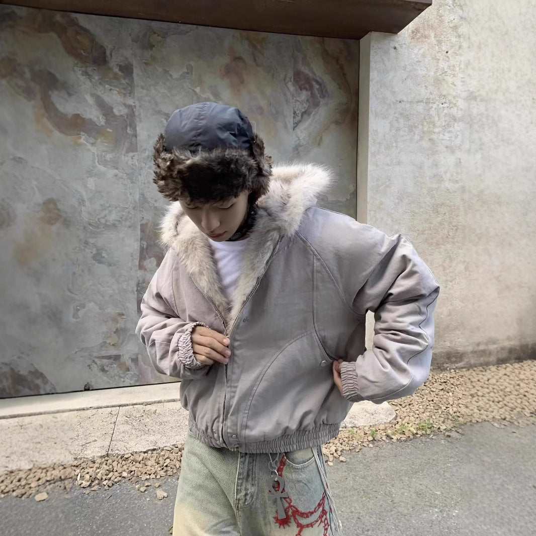 American retro collar jacket