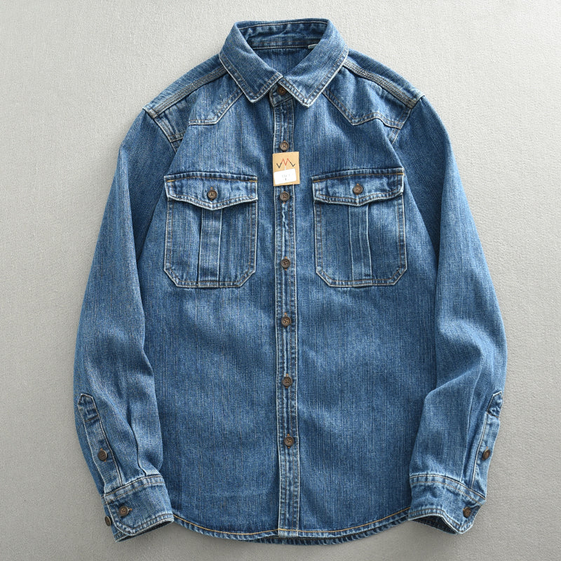 Western Denim Work Shirt