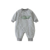 Cloud cotton-filled cotton jumpsuit gray crocodile 40g