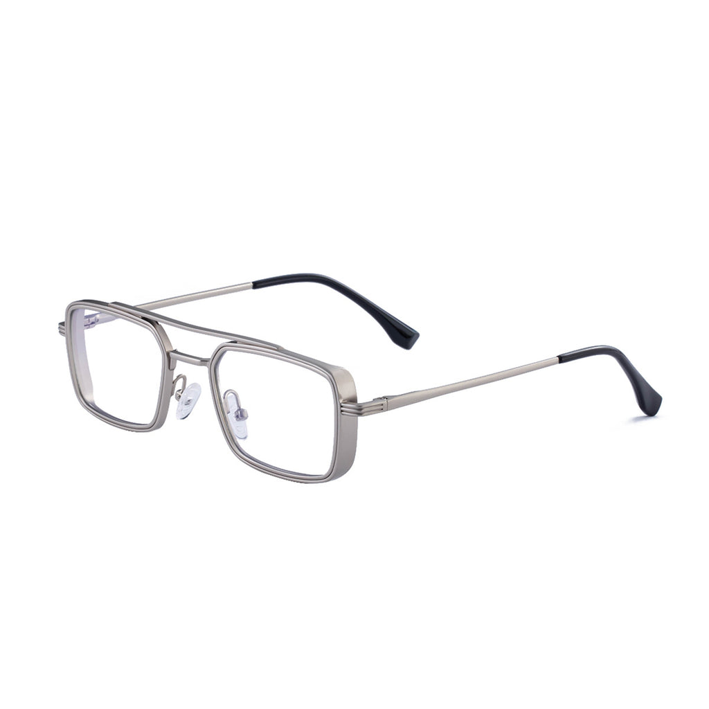 Metal Frame Rectangular Sunglasses