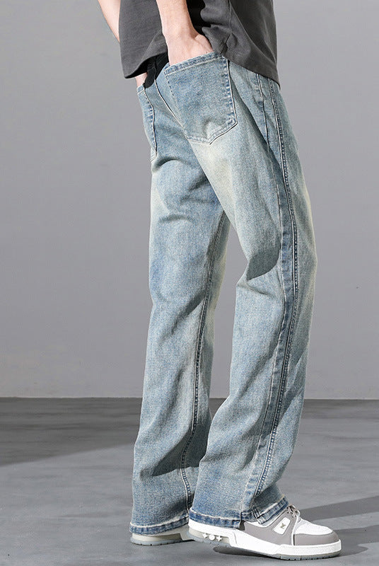 Relaxed Fit Straight Leg Jeans