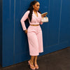 Pink suit