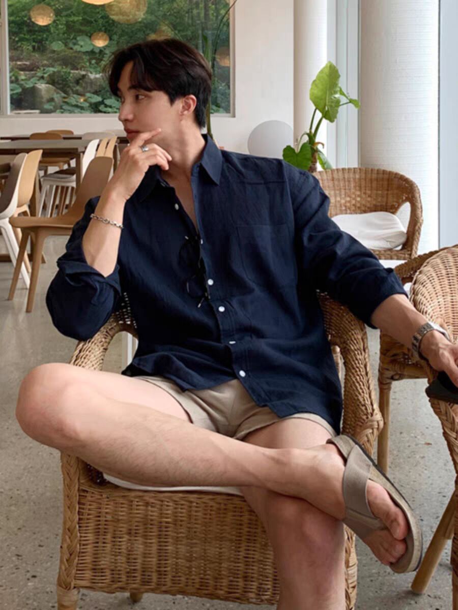 Breathable Textured Casual Wear