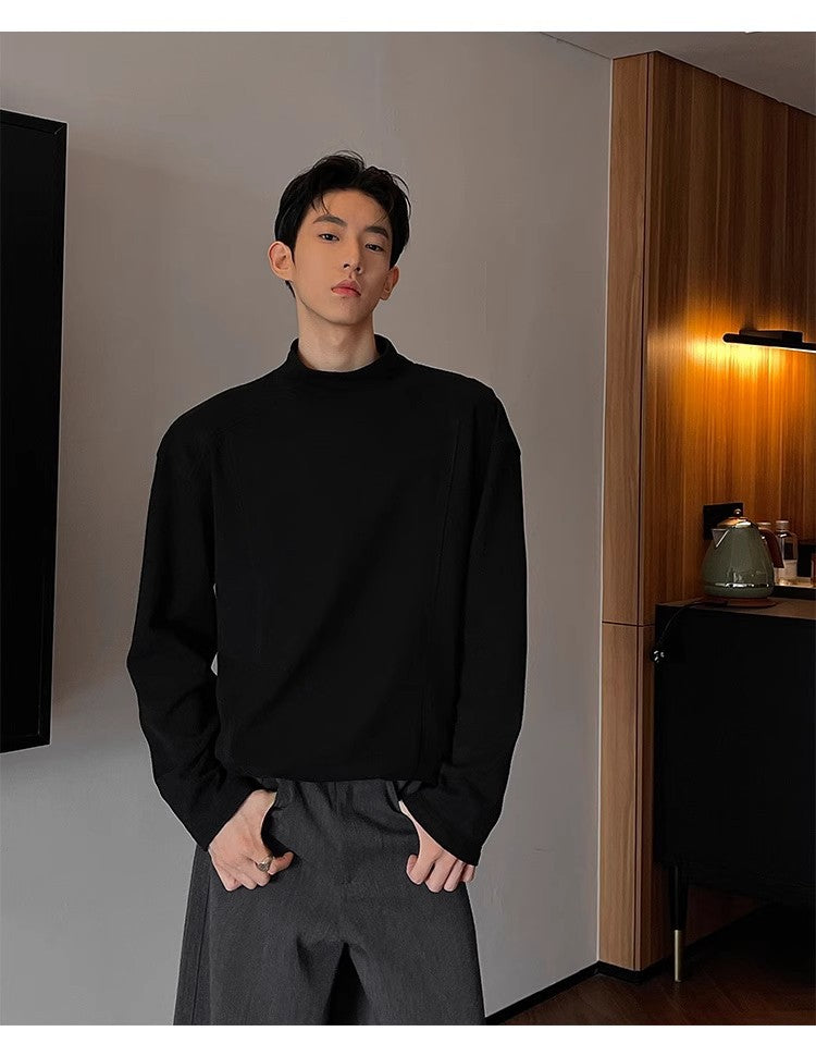 Mock Turtleneck Pullover