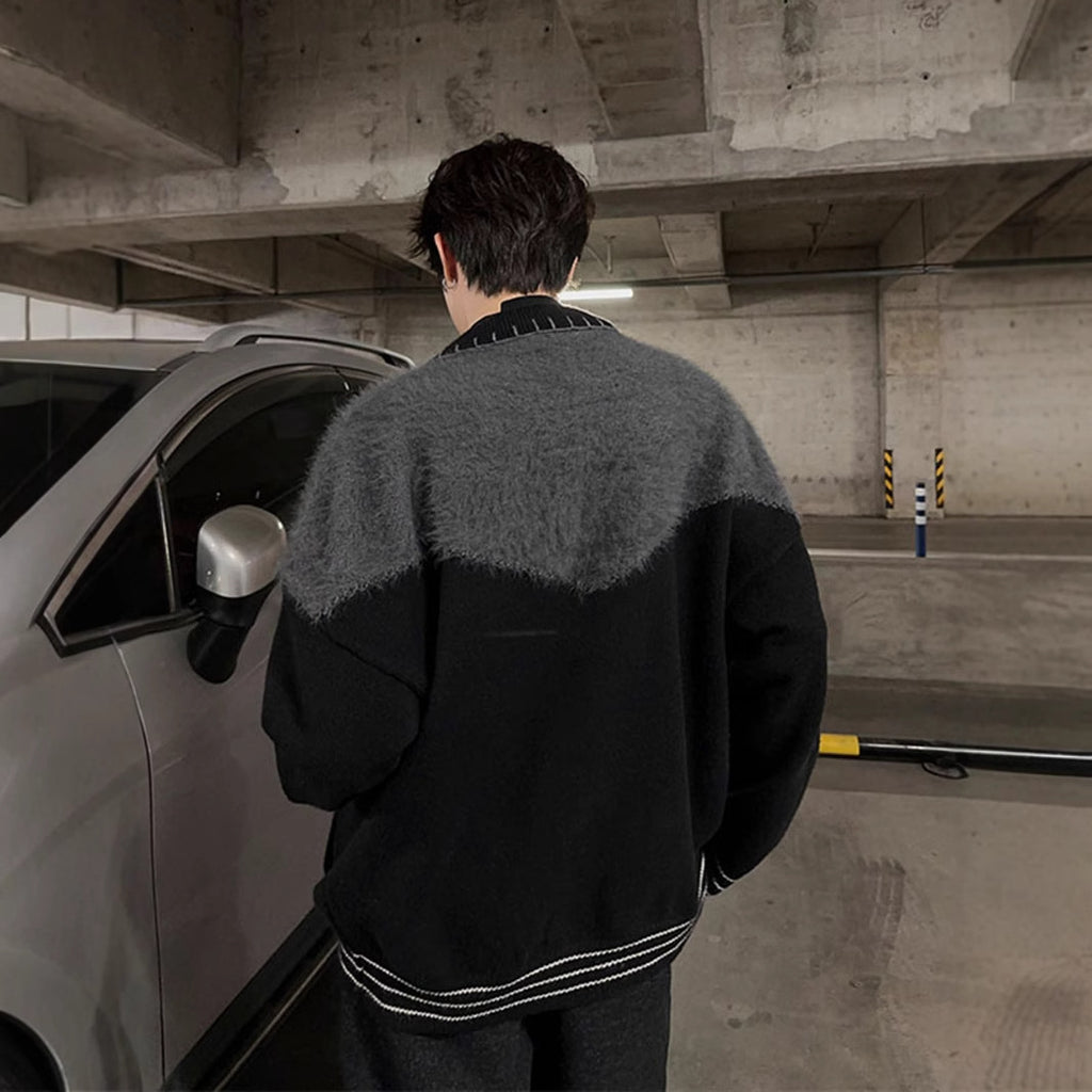 Retro Patchwork Cardigan