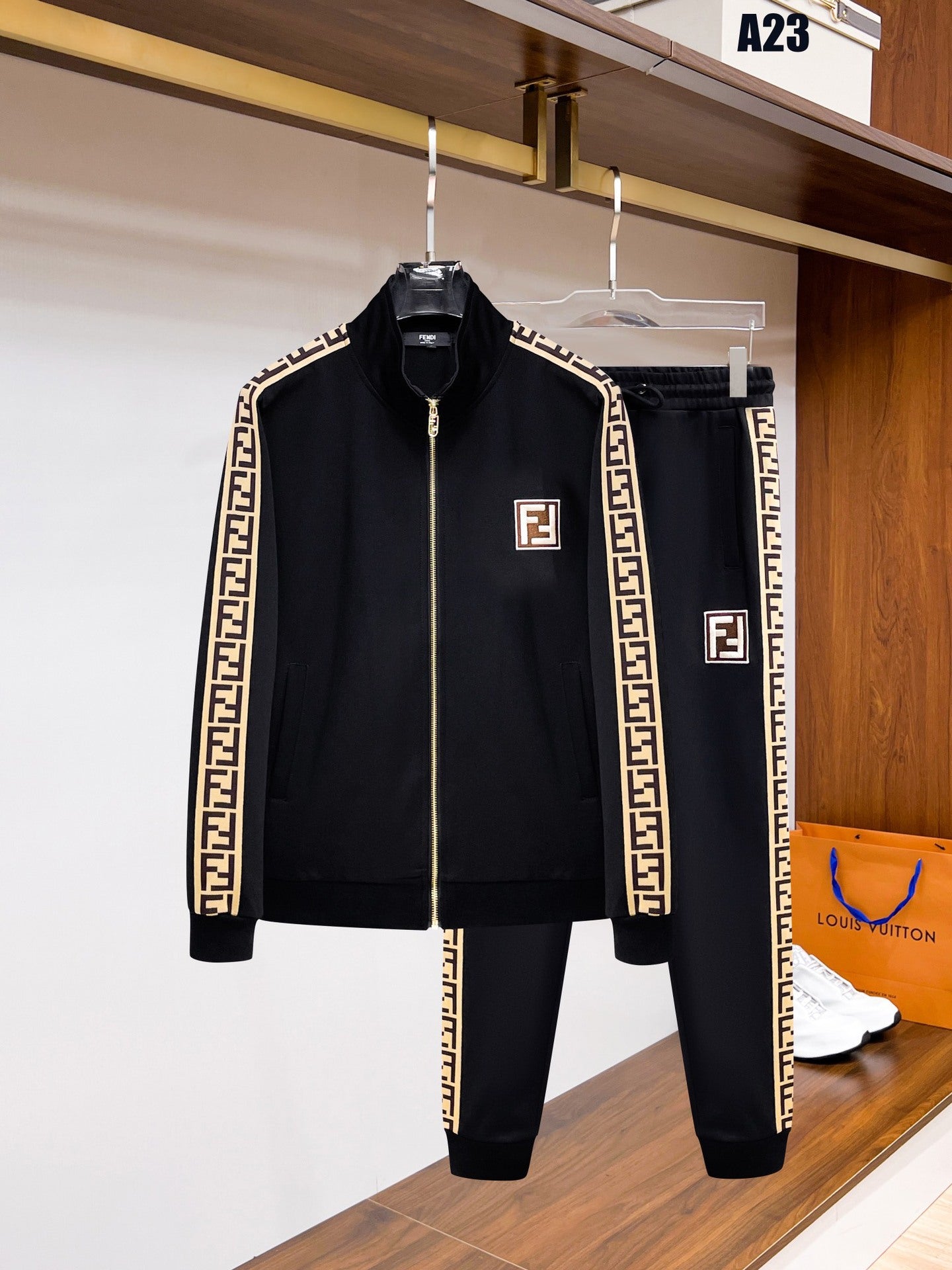 casual and versatile long-sleeved men's and women's P sweatshirt sweatshirt and sweatshirt suit