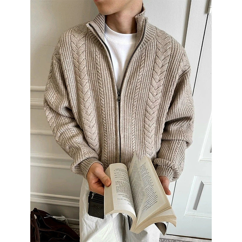Heritage Cable Zip Cardigan