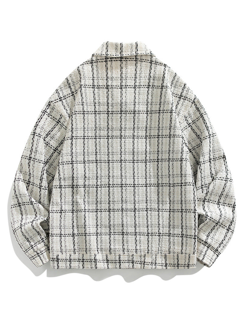 Vintage Tweed Overshirt Jacket