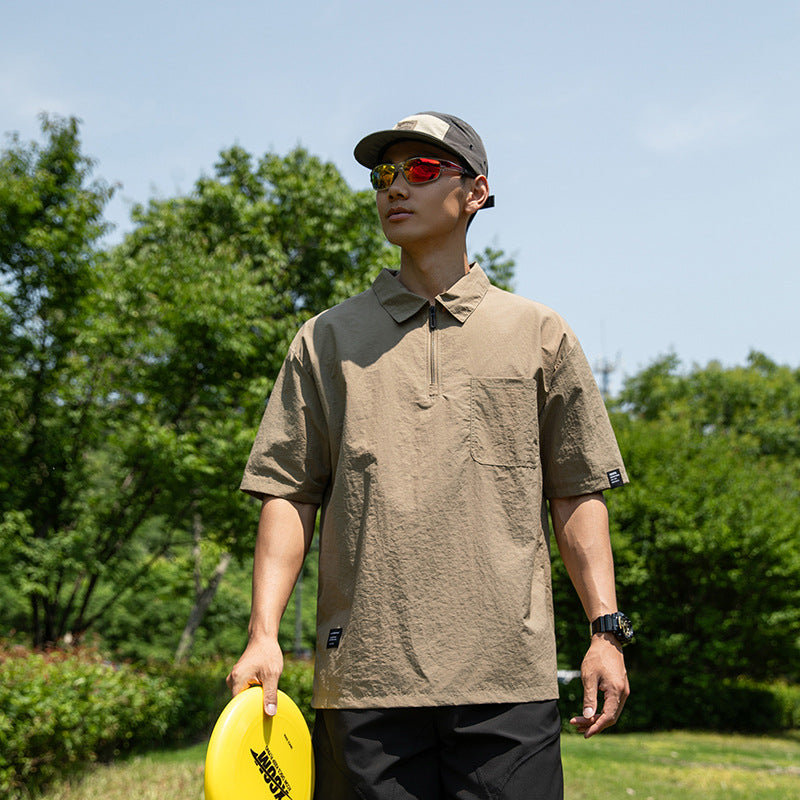 Urban Tech Quarter Zip Polo