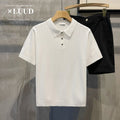 Knitted Ribbed Polo Shirt