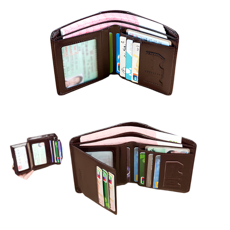 Men's Leather Bifold Wallet