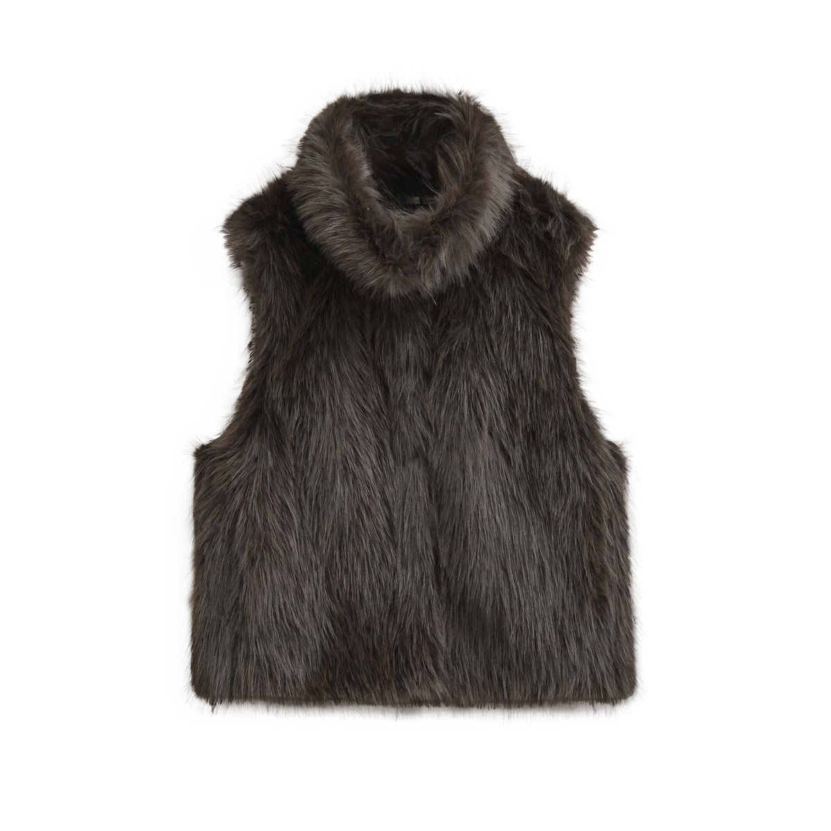 Women's Faux Fur Zip Vest