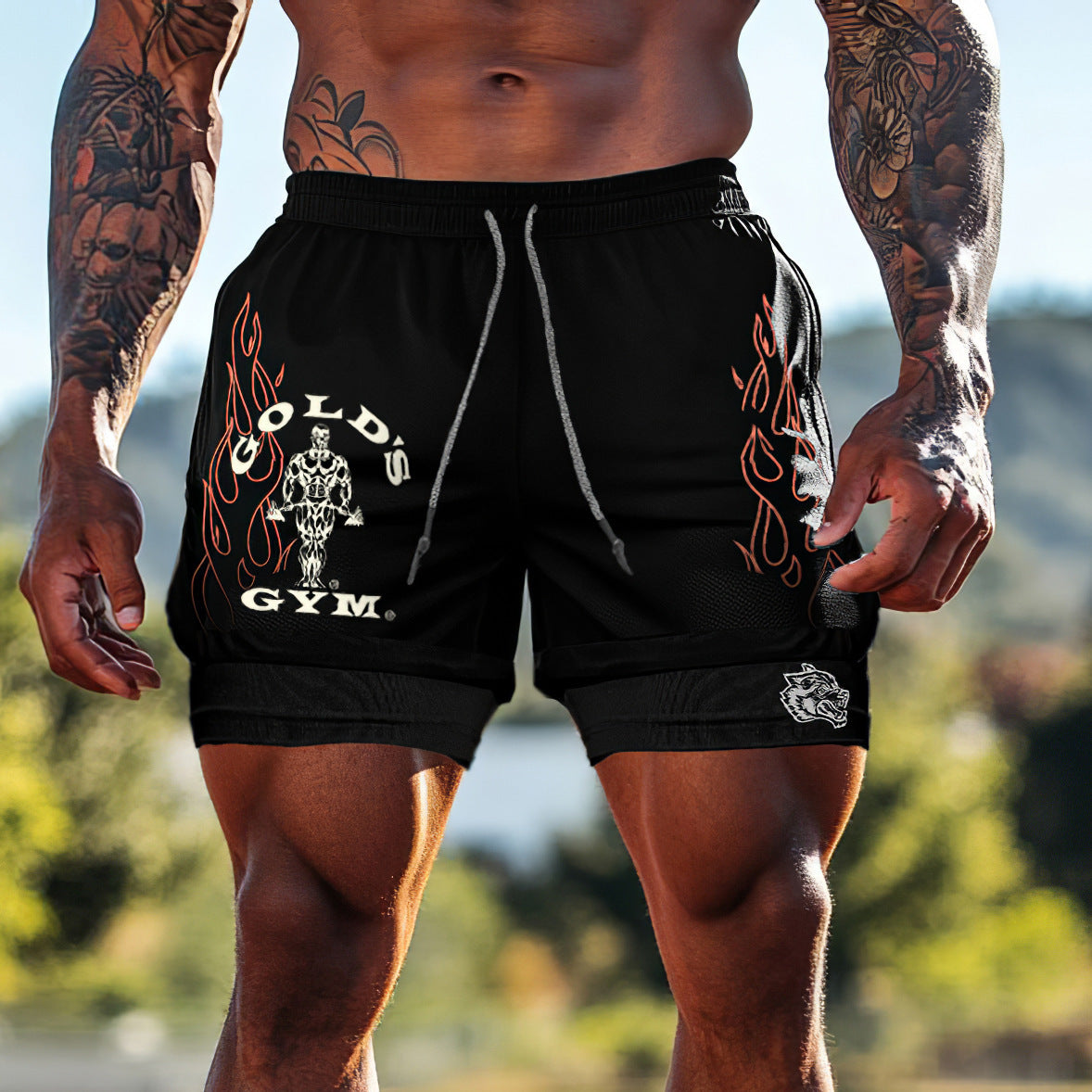 Layered Performance Shorts