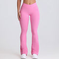 High-Waist Flared Yoga Pants