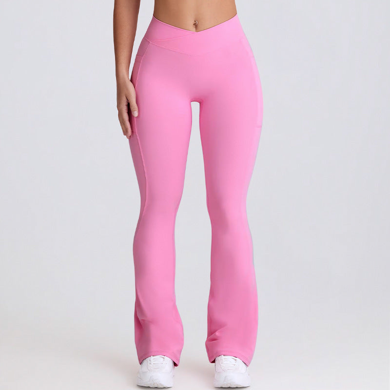 High-Waist Flared Yoga Pants