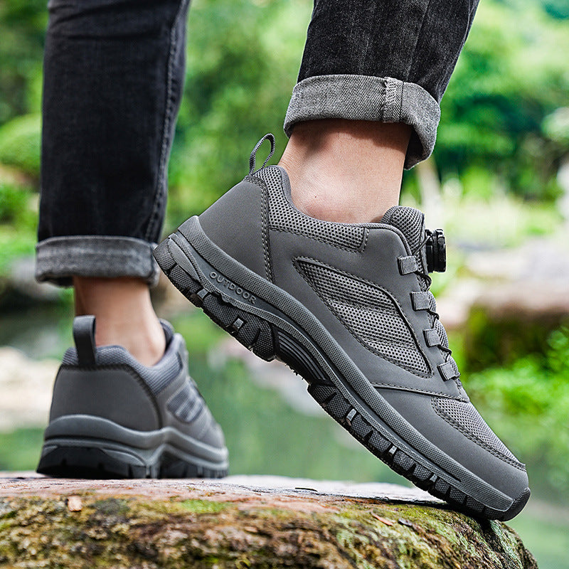 Hiking Shoes with Rotary Buckle