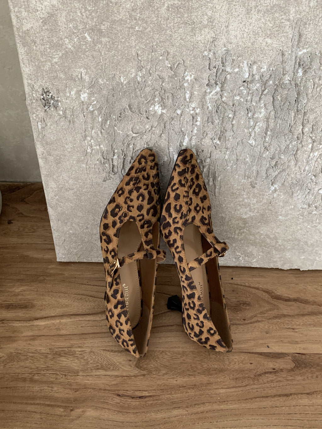 Pointed-Toe Mary Jane Heels