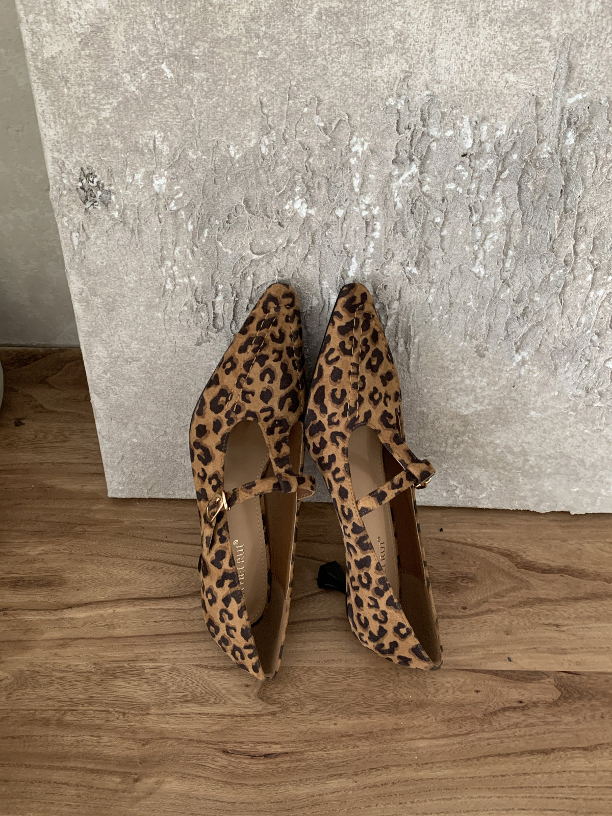Pointed-Toe Mary Jane Heels