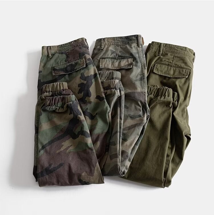 Tactical Canvas Cargo Trousers