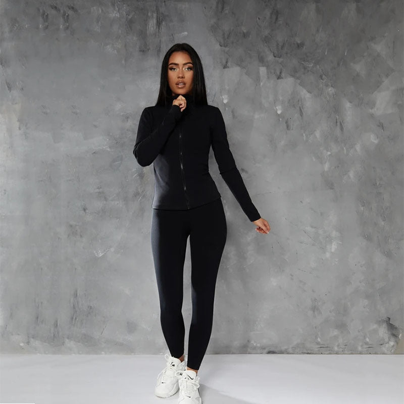 Zippered Jumpsuit Activewear