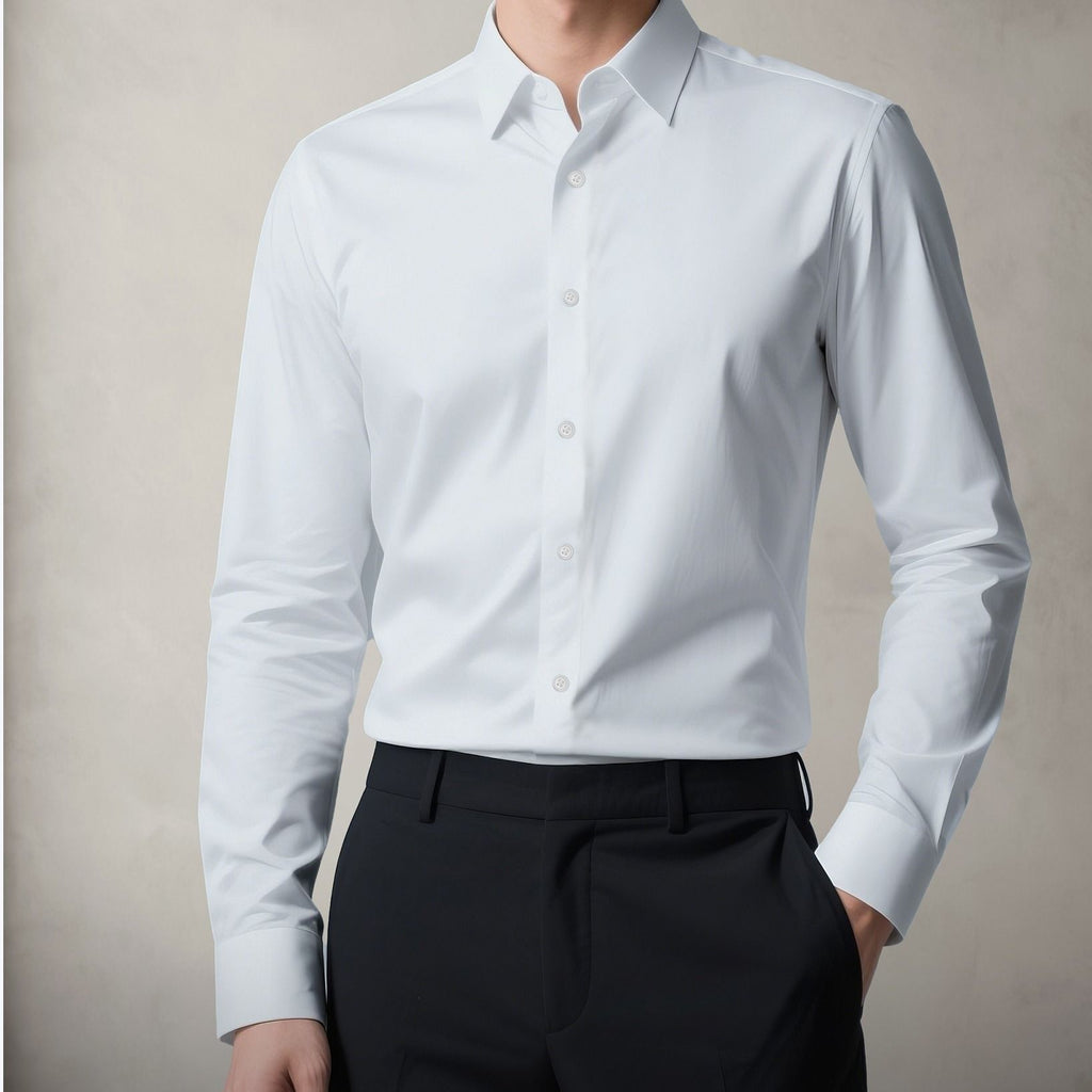Premium Silk Lustre Wrinkle Resistant Business Shirt