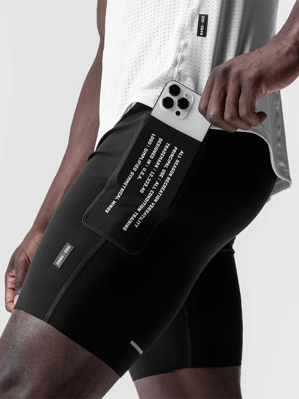 Men's High-Elastic Compression Shorts