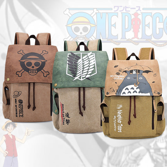 Anime Drawstring Backpack
