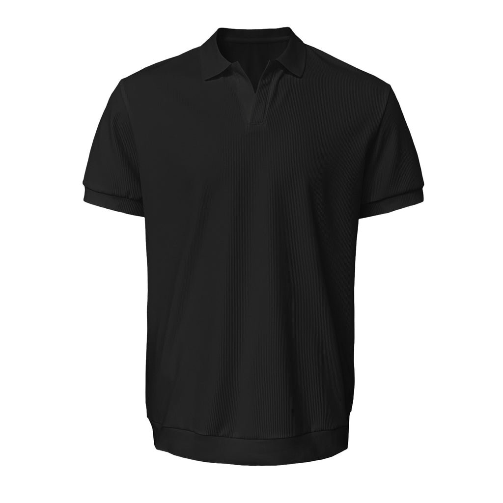 Textured Knit Polo