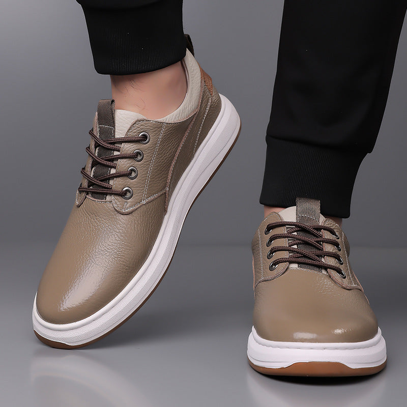 Men's Leather Casual Sneakers