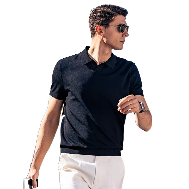High-Quality Knit Polo Shirt