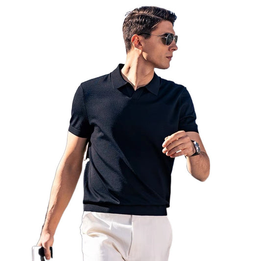 High-Quality Knit Polo Shirt