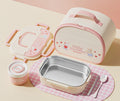 Dual Compartment Stainless Steel Meal Set
