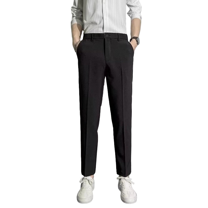 Men's Straight-Fit Casual Trousers