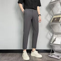 Men's Straight-Fit Casual Trousers