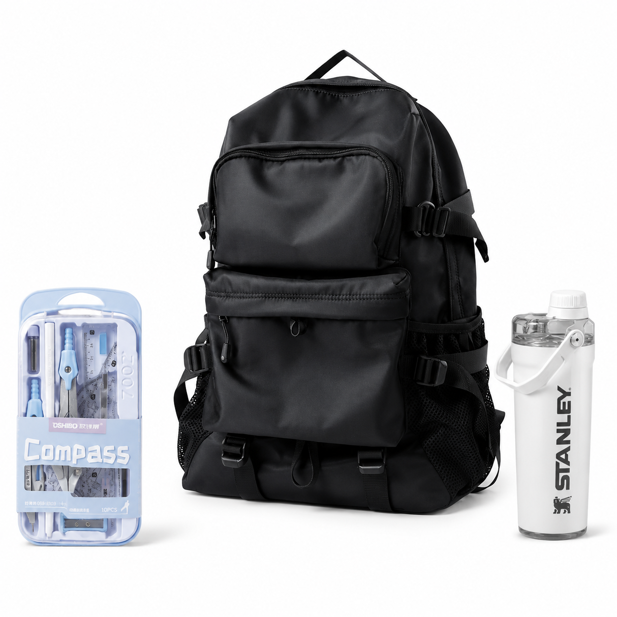 Multi-functional Commuter Backpack Back-to-School Essentials Bundle