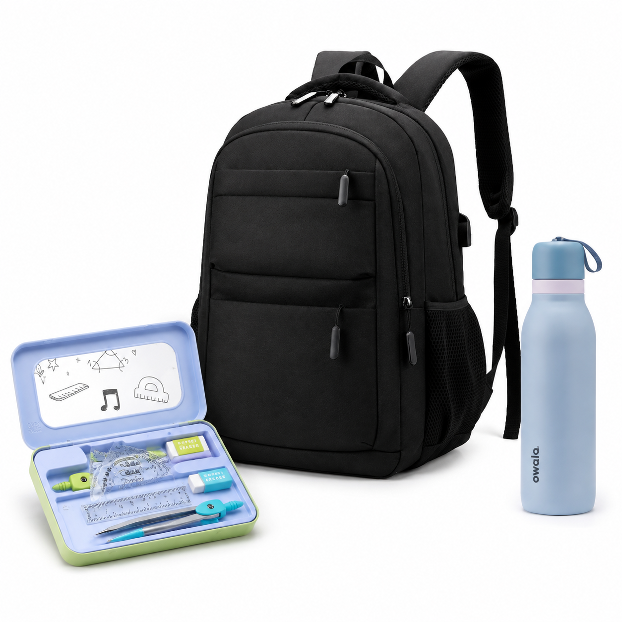 Traveler's Tech Backpack Back-to-School Essentials Bundle